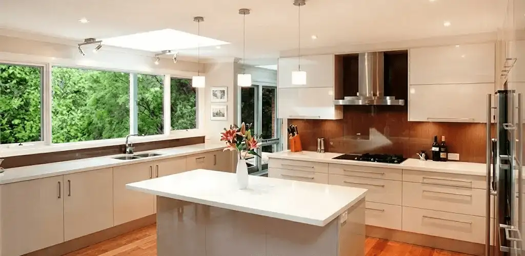 Kitchen cabinet refacing and remodel results in a modern kitchen in Albuquerque, NM